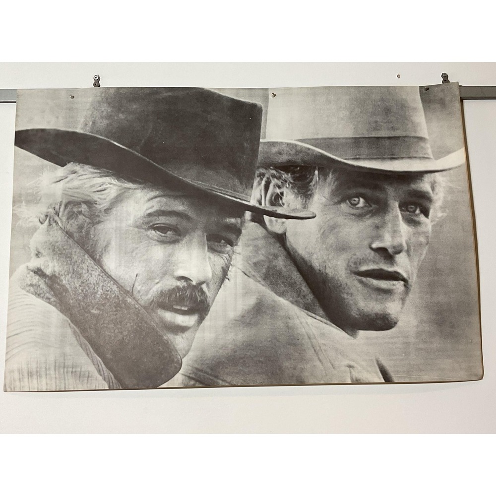 70's Poster Butch Cassidy and the Sundance Kid - Paul Newman and Robert Redford